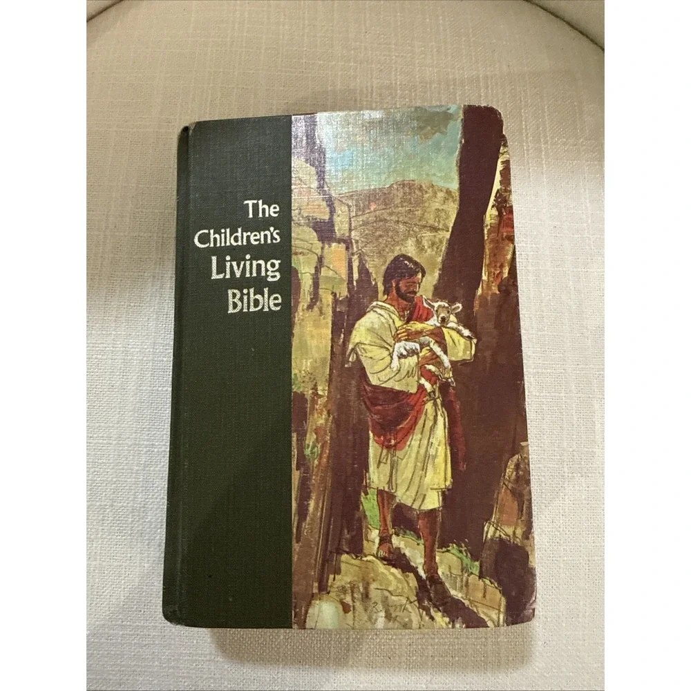 Vintage The Children's‎ Living Bible Paraphrased by Tyndale, Illustrated 1976 HC